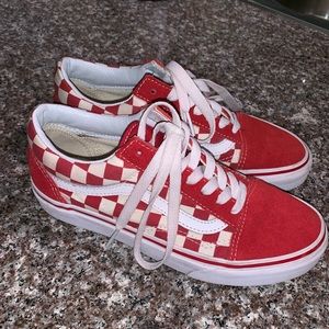 Red Checkered Old Skool Vans